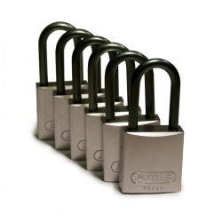 Full Alu Padlocks 40mm Sha KD Grey/6 Alüminyum asma kilitler — Alüminyum kanca