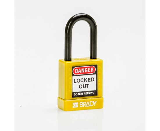 SFTY SECU PADLOCK 38MM ST SHA KD YEL/6 Güvenlik Asma Kilitleri — Naylon Kaplı SFTY SECU PADLOCK 38MM ST SHA KD YEL/6 Güvenlik Asma Kilitleri — Naylon Kaplı