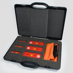 LV NV FUSE RAILS SET NH00-NH1-NH3 Düşük Gerilim NV Sigorta Ray Seti Boyutlar NH00 & NH1 — NH3 eldiven ile