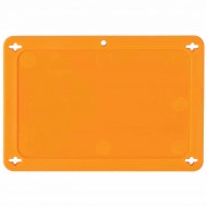 BLANK ORANGE UTILITY TAG 2.5X4 Boş VIP Etiketleri — Büyük