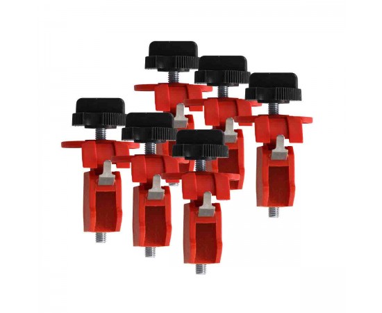 ELEC. CIRCUIT BREAKER L/O EURO TB PK6 Minyatür Devre Kesici Kilitleri — Bağlama Çubuğu ELEC. CIRCUIT BREAKER L/O EURO TB PK6 Minyatür Devre Kesici Kilitleri — Bağlama Çubuğu