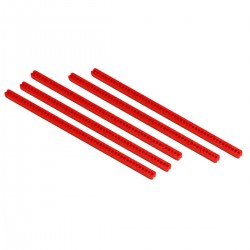 EZ 480/600 VOLT 7.6" RED BLOCK BAR PK5 Şalter Tutucu Bileşenler — 190 mm Kırmızı Engelleme Çubuğu