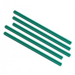 EZ 480/600 VOLT 7.6" GREEN BLOCK BAR PK5 Şalter Tutucu Bileşenler — 190 mm Yeşil Engelleme Çubuğu