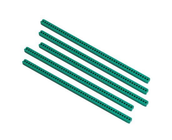 EZ 480/600 VOLT 7.6" GREEN BLOCK BAR PK5 Şalter Tutucu Bileşenler — 190 mm Yeşil Engelleme Çubuğu