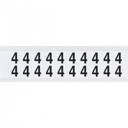 9712-4 9712 Serisi Sayı ve Harf Etiketleri
