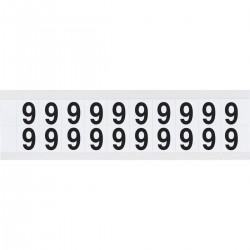 9712-9 9712 Serisi Sayı ve Harf Etiketleri