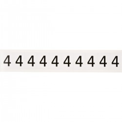 9713-4 9713 Serisi Sayı ve Harf Etiketleri