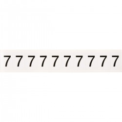 9713-7 9713 Serisi Sayı ve Harf Etiketleri