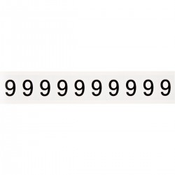 9713-9 9713 Serisi Sayı ve Harf Etiketleri