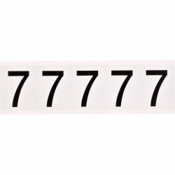 9714-7 İç mekanda ve dış mekanda kullanım için tek kart üzerinde aynı sayılar ve harfler