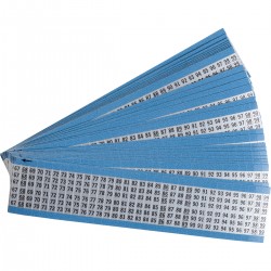AF-67-99-PK Tel İşaretleme Kartları - Ardışık Sayılar