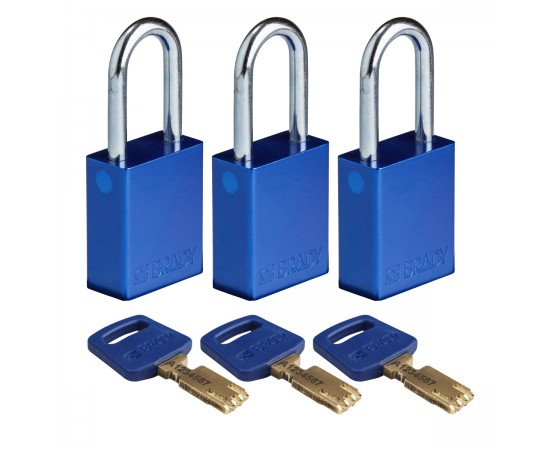 ALU-BLU-38ST-KA3PK SafeKey Asma Kilitleri — Alüminyum ALU-BLU-38ST-KA3PK SafeKey Asma Kilitleri — Alüminyum