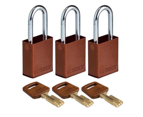 ALU-BRN-38ST-KA3PK SafeKey Asma Kilitleri — Alüminyum ALU-BRN-38ST-KA3PK SafeKey Asma Kilitleri — Alüminyum