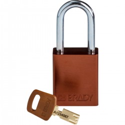 ALU-BRN-38ST-KD SafeKey Asma Kilitleri — Alüminyum