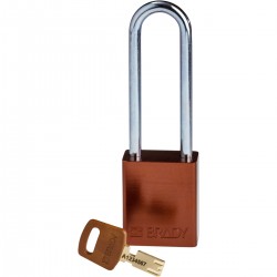 ALU-BRN-76ST-KD SafeKey Asma Kilitleri — Alüminyum