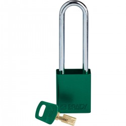 ALU-GRN-76ST-KD SafeKey Asma Kilitleri — Alüminyum