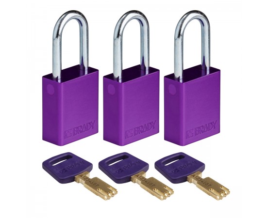 ALU-PRP-38ST-KA3PK SafeKey Asma Kilitleri — Alüminyum ALU-PRP-38ST-KA3PK SafeKey Asma Kilitleri — Alüminyum