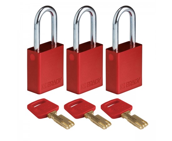 ALU-RED-38ST-KA3PK SafeKey Asma Kilitleri — Alüminyum ALU-RED-38ST-KA3PK SafeKey Asma Kilitleri — Alüminyum