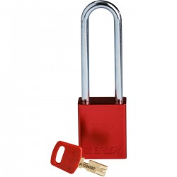 ALU-RED-76ST-KD SafeKey Asma Kilitleri — Alüminyum