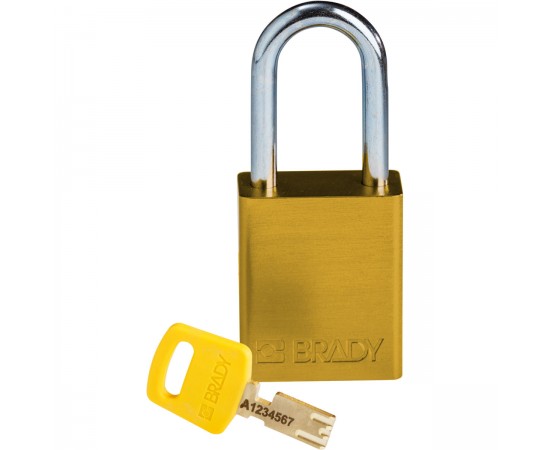 ALU-YLW-38ST-KD SafeKey Asma Kilitleri — Alüminyum ALU-YLW-38ST-KD SafeKey Asma Kilitleri — Alüminyum
