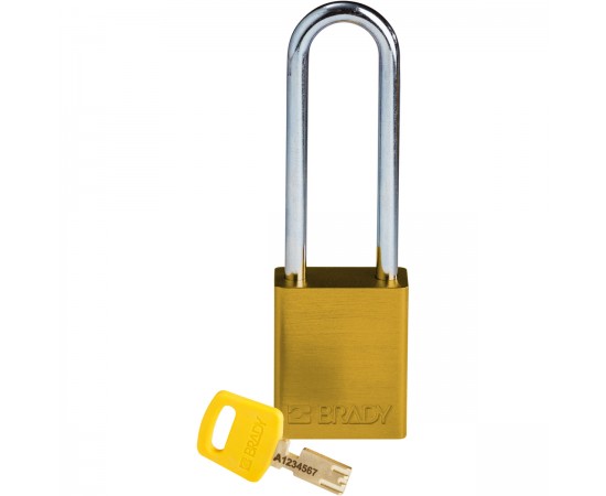 ALU-YLW-76ST-KD SafeKey Asma Kilitleri — Alüminyum ALU-YLW-76ST-KD SafeKey Asma Kilitleri — Alüminyum