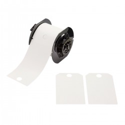 B30-255-851-WT B30 Yazıcıları İçin Yazdırılabilir Polyester Güvenlik Yapışkansız Etiketleri