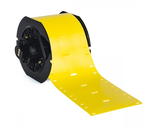 B33-75x25-7643-YL BBP33/i3300 Yazıcılar için B-7643 yapışkansız kablo etiketleri B33-75x25-7643-YL BBP33/i3300 Yazıcılar için B-7643 yapışkansız kablo etiketleri