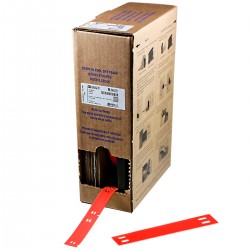 BM-10X60-7598-RD M611, M610, BMP61, M710 ve BMP71 için Taşıyıcısız Polyester Büyük Kutu Yapışkansız Kablo Etiketi