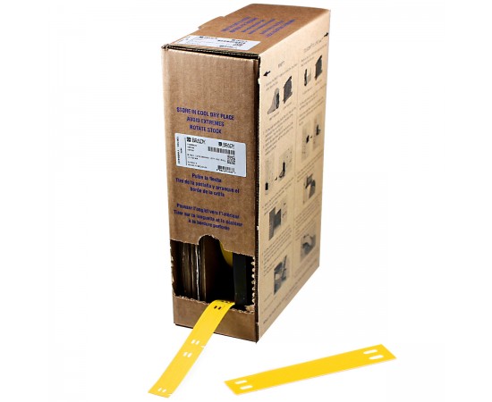 BM-10X60-7598-YL M611, M610, BMP61, M710 ve BMP71 için Taşıyıcısız Polyester Büyük Kutu Yapışkansız Kablo Etiketi BM-10X60-7598-YL M611, M610, BMP61, M710 ve BMP71 için Taşıyıcısız Polyester Büyük Kutu Yapışkansız Kablo Etiketi