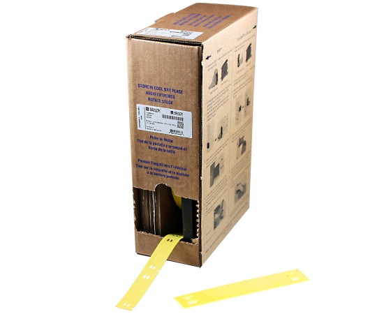 BM7-10x60-7643-YL M710 İçin Taşıyıcısız B-7643 Büyük Kutu yapışkansız kablo etiketleri BM7-10x60-7643-YL M710 İçin Taşıyıcısız B-7643 Büyük Kutu yapışkansız kablo etiketleri