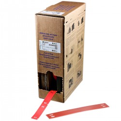 BM-10X75-7598-RD M611, M610, BMP61, M710 ve BMP71 için Taşıyıcısız Polyester Büyük Kutu Yapışkansız Kablo Etiketi