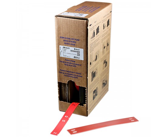 BM-10X75-7598-RD M611, M610, BMP61, M710 ve BMP71 için Taşıyıcısız Polyester Büyük Kutu Yapışkansız Kablo Etiketi BM-10X75-7598-RD M611, M610, BMP61, M710 ve BMP71 için Taşıyıcısız Polyester Büyük Kutu Yapışkansız Kablo Etiketi