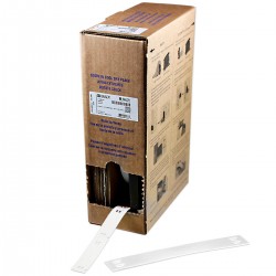 BM-10X75-7598-WT M611, M610 ve M710 için Taşıyıcısız Polyester Büyük Kutu Yapışkansız Kablo Etiketi