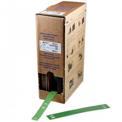 BM7-10x75-7643-GN M710 İçin Taşıyıcısız B-7643 Büyük Kutu yapışkansız kablo etiketleri