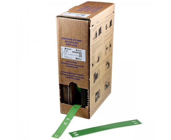 BM7-10x75-7643-GN M710 İçin Taşıyıcısız B-7643 Büyük Kutu yapışkansız kablo etiketleri BM7-10x75-7643-GN M710 İçin Taşıyıcısız B-7643 Büyük Kutu yapışkansız kablo etiketleri