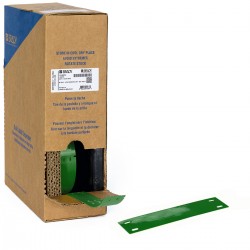 BM-15X75-7598-GN M611, M610, BMP61, M710 ve BMP71 için Taşıyıcısız Polyester Büyük Kutu Yapışkansız Kablo Etiketi