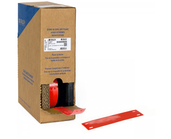 BM-15X75-7598-RD M611, M610, BMP61, M710 ve BMP71 için Taşıyıcısız Polyester Büyük Kutu Yapışkansız Kablo Etiketi BM-15X75-7598-RD M611, M610, BMP61, M710 ve BMP71 için Taşıyıcısız Polyester Büyük Kutu Yapışkansız Kablo Etiketi