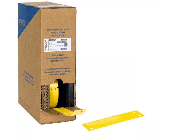 BM-15X75-7598-YL M611, M610, BMP61, M710 ve BMP71 için Taşıyıcısız Polyester Büyük Kutu Yapışkansız Kablo Etiketi BM-15X75-7598-YL M611, M610, BMP61, M710 ve BMP71 için Taşıyıcısız Polyester Büyük Kutu Yapışkansız Kablo Etiketi