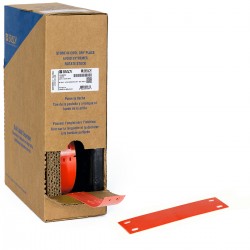 BM-15x75-7643-RD M611, M610 ve M710 İçin Taşıyıcısız B-7643 Büyük Kutu yapışkansız kablo etiketleri
