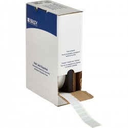 BM-17-428 M610, M611, BMP61, M710 ve BMP71 için Metalize Mat Gri Polyester Etiketler