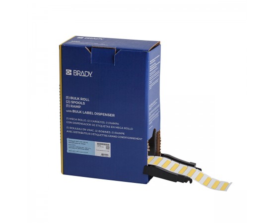 BM-187-175-312-YL M610, M611, BMP61, M710 ve BMP71 için PermaSleeve® Ticari Sınıf Isıyla Daralan Etiketler BM-187-175-312-YL M610, M611, BMP61, M710 ve BMP71 için PermaSleeve® Ticari Sınıf Isıyla Daralan Etiketler
