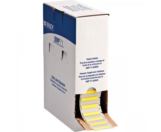 BM-187-175-342-YL M610, M611, BMP61, M710 ve BMP71 için PermaSleeve® Isıyla Daralan Etiketler BM-187-175-342-YL M610, M611, BMP61, M710 ve BMP71 için PermaSleeve® Isıyla Daralan Etiketler