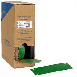 BM-25X75-7598-GN M611, M610, BMP61, M710 ve BMP71 için Taşıyıcısız Polyester Büyük Kutu Yapışkansız Kablo Etiketi