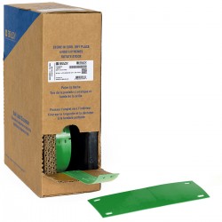 BM-25x75-7643-GN M611, M610 ve M710 İçin Taşıyıcısız B-7643 Büyük Kutu yapışkansız kablo etiketleri