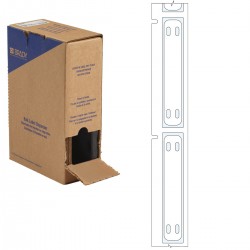 BM-10x60-7643-WT-L M611, M610 ve M710 için Poliüretan Büyük Kutu Yapışkansız Kablo Etiketi