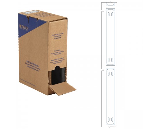 BM-10x75-7643-WT-L M611, M610 ve M710 için Poliüretan Büyük Kutu Yapışkansız Kablo Etiketi BM-10x75-7643-WT-L M611, M610 ve M710 için Poliüretan Büyük Kutu Yapışkansız Kablo Etiketi