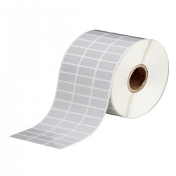 BPT-5-7563-2.5 25 mm Kukalı Mat Metalize Polyester Etiketler