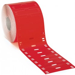 BPT-6010-7598-RD Polyester Yapışkansız Kablo Etiketi