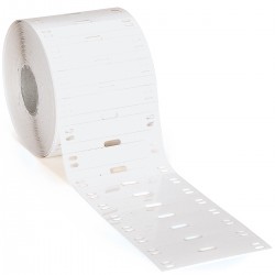 BPT-6010-7598-WT Polyester Yapışkansız Kablo Etiketi