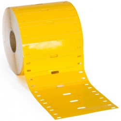 BPT-7515-7598-YL Polyester Yapışkansız Kablo Etiketi